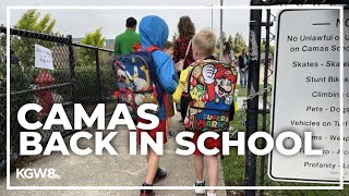 Students in Camas School District attend first day of school [upl. by Gross]