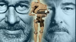 George Lucas Introduces A Battle Droid to Steven Spielberg for the first time [upl. by Adlee]