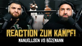 REACTION zum KAMPF 🥊 MANUELLSEN vs BÖZEMANN 💥  SINANG STREAM HIGHLIGHTS [upl. by Bobby289]