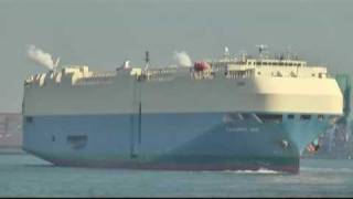 MV quotFAVORITE ACEquot MOL amp quotMORNING CAROLquot EUKOR VEHICLE CARRIER [upl. by Noyar]