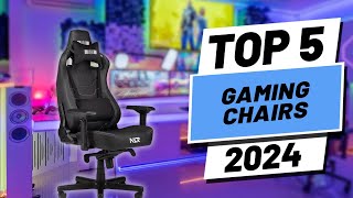 Top 5 BEST Gaming Chairs in 2024 [upl. by Aninad498]