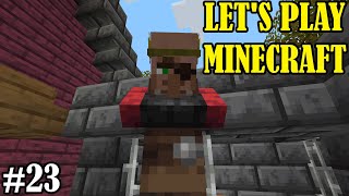 First Weaponsmith  Lets Play Minecraft 121 Episode 23 [upl. by Nesyaj]