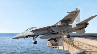 What Happens When a Pilot Misses the Landing on US Aircraft Carriers [upl. by Immot]