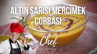 Altın sarısı Mercimek Çorbası nasıl yapılır  Oktay Usta [upl. by Dagnah932]