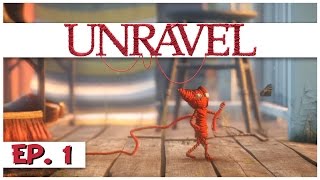 Unravel  Ep 1  Unravel the Story of Yarny  Lets Play Unravel Gameplay [upl. by Thurber546]