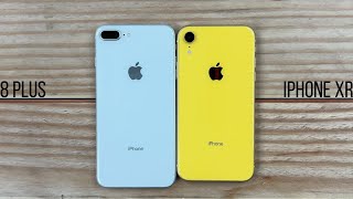 Apple iPhone 8 Plus vs iPhone XR  SPEED TEST [upl. by Dnartreb]