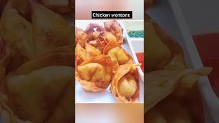 Chicken Wonton Recipe  ramadanrecipes youtubeshorts viral shorts video snacks ytshorts [upl. by Hortensia46]