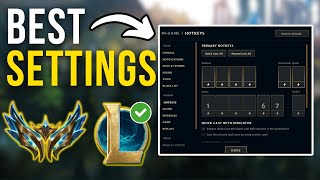 League of Legends Best Settings amp Hotkeys For Beginners [upl. by Januisz344]