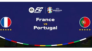 🇵🇹 Portugal vs France 🇫🇷  EURO 2024 QuarterFinal THRILLER  EAFC 24 Highlights [upl. by Eneliak8]