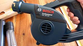 Unboxing Bosch Cordless Blower GBL 18V120 [upl. by Riordan]