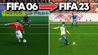 Een Penalty Scoren met Ronaldo in elke FIFA [upl. by Marquis318]