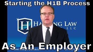 How does an employer get the H1b process started [upl. by Otrebla]