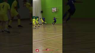 What a volley Full video available now futsal goals [upl. by Einwahs]