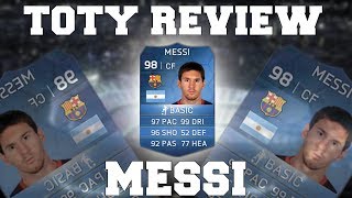 FUT14  TOTY Review  Lionel Messi AT  98  FR [upl. by Jonme]