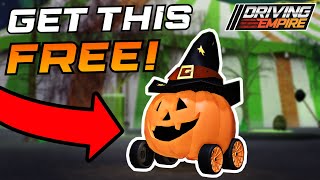 FREE Secret Car in Driving Empire Spookfest  RaceLine roblox [upl. by Harte]