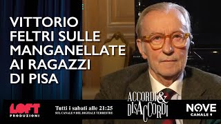 Vittorio Feltri sulle manganellate ai ragazzi di Pisa [upl. by Garin817]