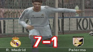 Hack PS2  Winning Eleven 9 Real Madrid Vs Pelermo D1 F5 [upl. by Gnagflow]