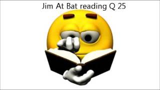 Jim At Bat Q 2328 [upl. by Suivatal]