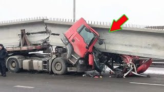 Dangerous Moment of Trucks amp Cars in Traffic  Overload Truck Idiots  Trucks Car Fails Compilation [upl. by Aretahs919]