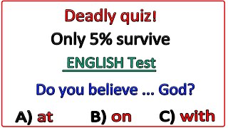 English Grammar Test 🌟 If you pass this test your English is excellent challenge 83 [upl. by Cassi]