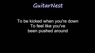 welcome to my life  simple plan   guitar karaoke [upl. by Aynat691]