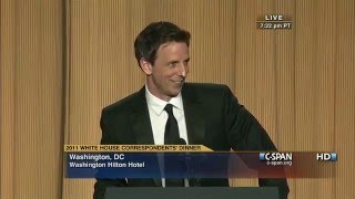 CSPAN Seth Meyers remarks at the 2011 White House Correspondents Dinner [upl. by Rusel244]