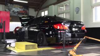 BMW F10 550i Mtek Ecu chiptuning dyno test not racechip tmc dte [upl. by Goda]