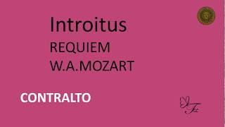 CONTRALTO Introitus Requiem Mozart [upl. by Casper871]