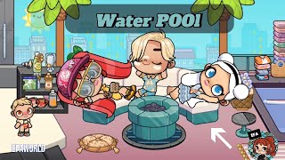 Water POOl AVATAR WORLD  Design idea house  Review Mansion Pool HOT House Maker avatarworld [upl. by Broderick]