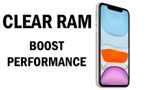 How to Clear iPhone 11 Pro Max RAM Memory amp Boost Performance [upl. by Neuberger146]