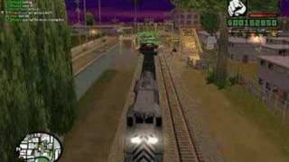 Trains in GTA SA MP [upl. by Asteria]