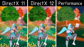 Fortnite Chapter 4 Season 3  DirectX 11 vs DirectX 12 vs Performance Mode  EPIC SETTINGS  RX 6600 [upl. by Uot]