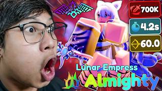 ALMIGHTY LUNAR EMPRESS TRUE SPIRIT SHOWCASE  Anime Defenders [upl. by Martijn]