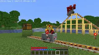 Slow Powered Rails  Minecraft Tutorial [upl. by Jacky797]