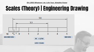 What is a Scale of a drawing  Theory of Scales in Engineering Drawing  60 [upl. by Desirea]