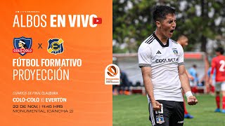 FÚTBOL EN VIVO Proyección  ColoColo vs Everton formativocollahuasi collahuasi [upl. by Scevor]