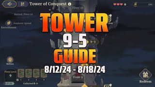 Tower 95 Guide 812 818  Sword of Convallaria [upl. by Rici]