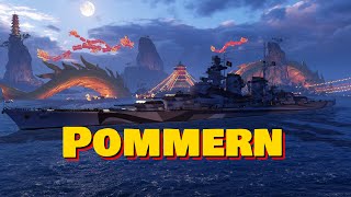 Meet The Pommern Tier 8 German Battleship World of Warships Legends [upl. by Freberg]