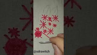 Rose Stitches rose stitch embroidery fyp viral [upl. by Viv]