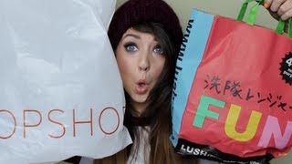 Collective Haul  Topshop Lush HampM FeelUnique amp AA  Zoella [upl. by Enirak]