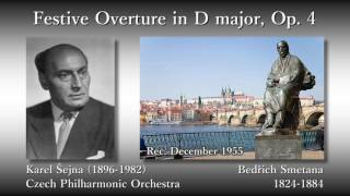 Smetana Festive Overture Šejna amp CzechPO 1955 スメタナ 祝典序曲 シェイナ [upl. by Neau]