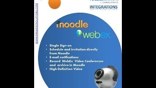 Moodle WebEx Integration [upl. by Assirrem441]