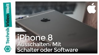 iPhone 8 Ausschalten Mit Schalter und Software [upl. by Cherie651]