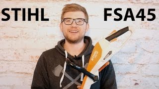 STIHL FSA45 Lithium Ion Grass Trimmer  PFGEQUIPCOM [upl. by Elyse]