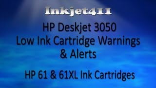 HP Deskjet 3050 Printer Errors HP 61 61XL Cartridges [upl. by Riggall]