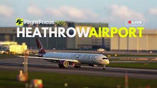 Heathrow Airport Live  Friday 12th April 2024 [upl. by Eneres502]