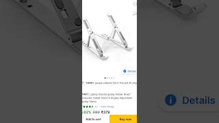 Laptop Stand Unboxing  By On Flipkart  Best Aluminium Quality  Buy Now [upl. by Neelehtak]