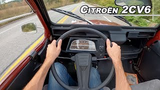 Driving The Citroën 2CV  29 Horsepower of Pure French Fun POV Binaural Audio [upl. by Yerac109]