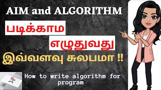 how to write algorithm for programs in your own words without studying easily writing aim algorithm [upl. by Eugor517]