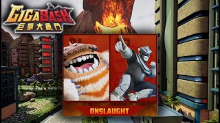 GIGABASH  2 PLAYER ONSLAUGHT [upl. by Chaworth882]